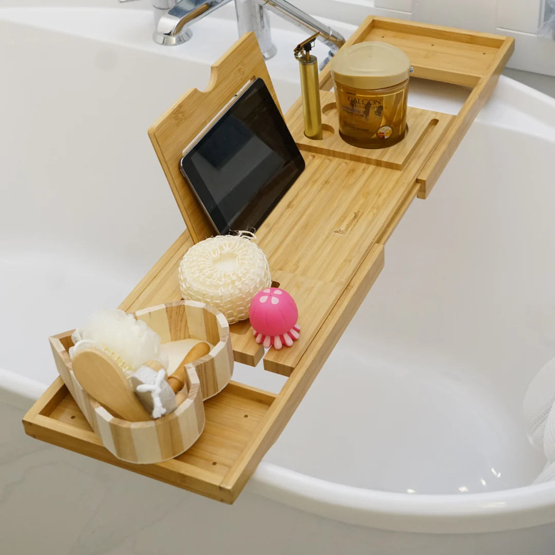 The Most Relaxing Bathtub Experience: Supercharge With a Tray and Pillow