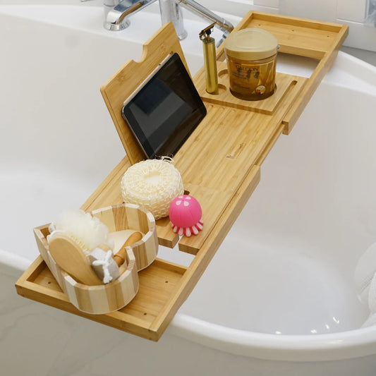 The Most Relaxing Bathtub Experience: Supercharge With a Tray and Pillow