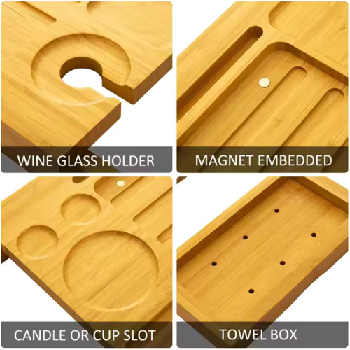 Bamboo Bliss Bath Tray - BAMBOUVELLE