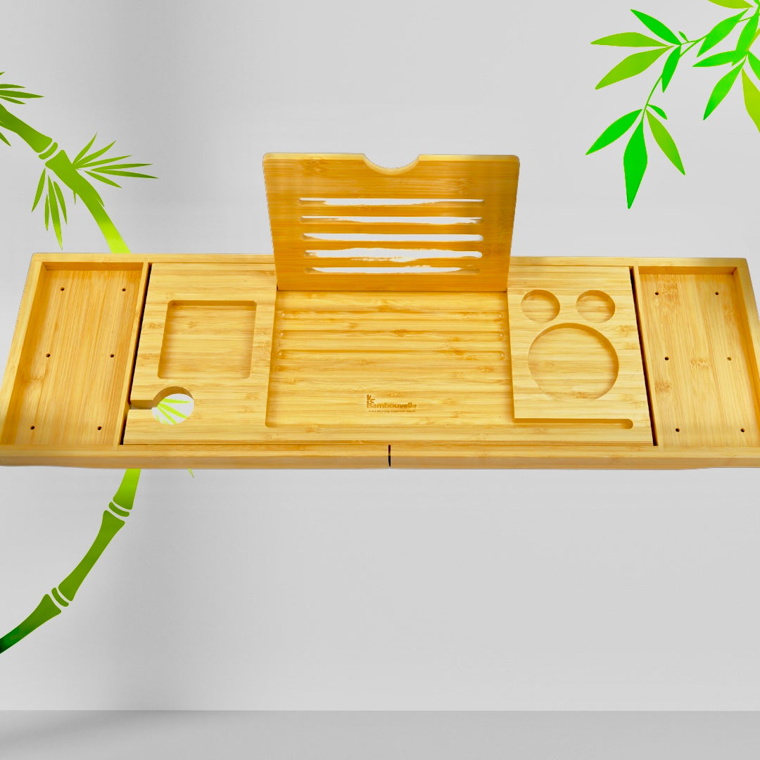 Bamboo Bliss Bath Tray - BAMBOUVELLE