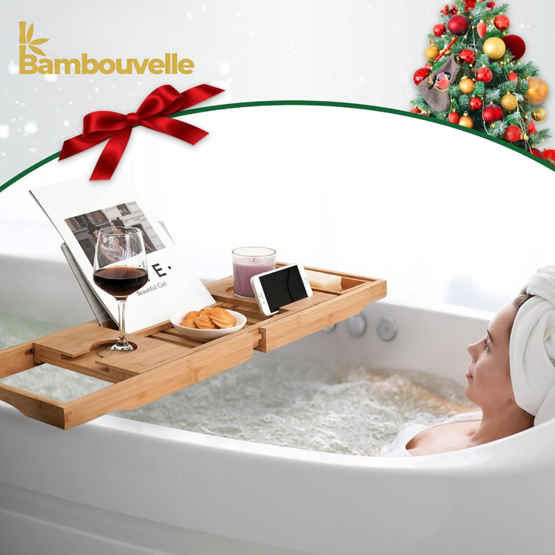 Bamboo Bliss Bath Tray - BAMBOUVELLE